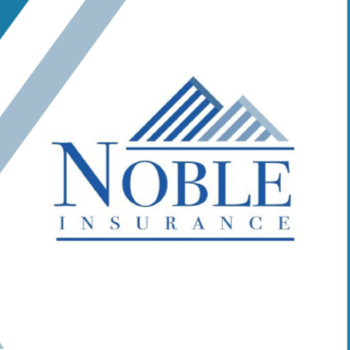 Noble Insurance Agency logo on the display